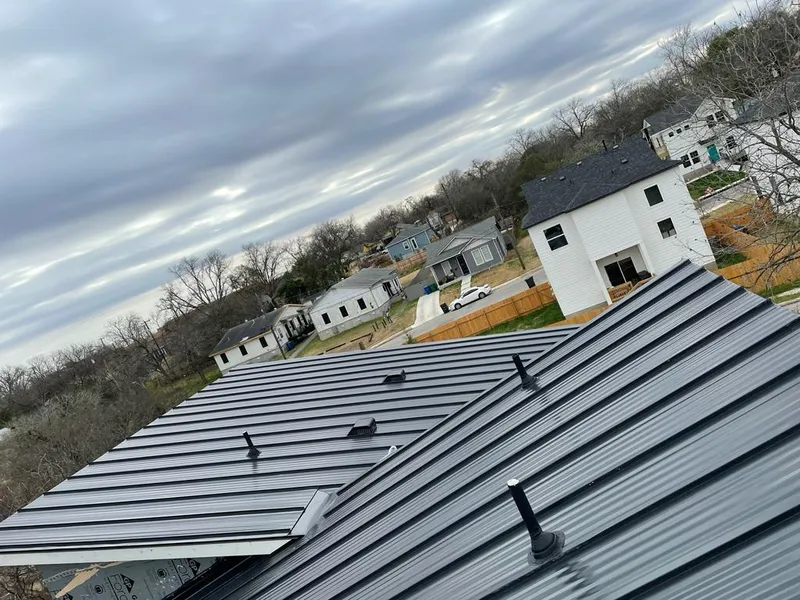 Standing seam metal roof panels with vents for Skylight Repair in Spring Grove